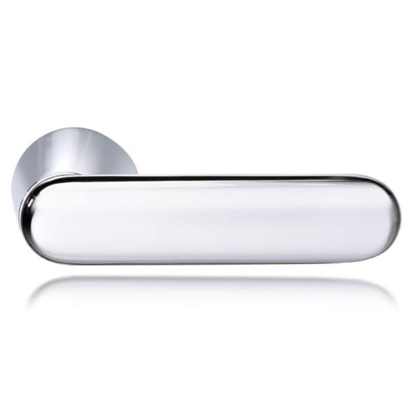 Abloy Domus ulko-oven painike, kromattu