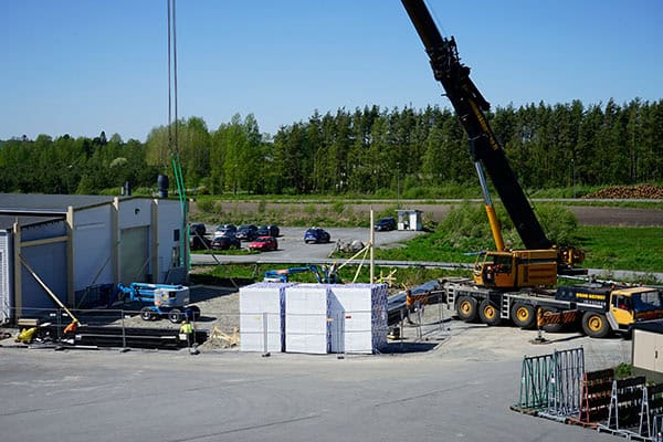 Tuotantohallin laajentaminen