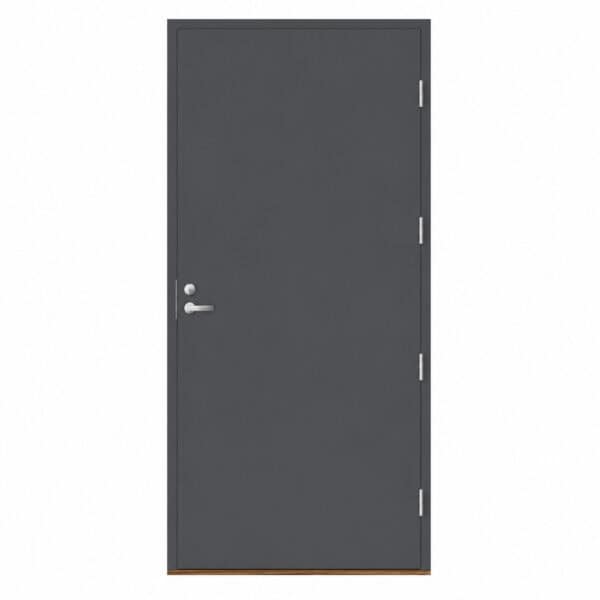 Varaston ovi 970 x 2070 mm S60/VAR_EIURITUKSIA Tummanharmaa KS 92mm